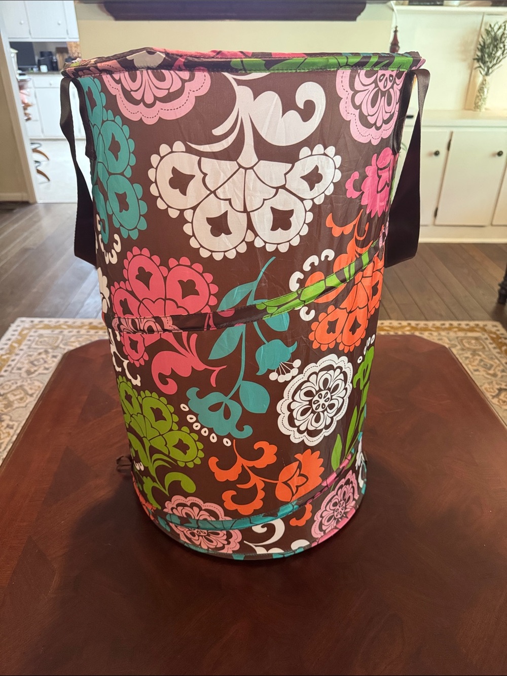 Vera Bradley Pop-Up Laundry Hamper - Great condition!